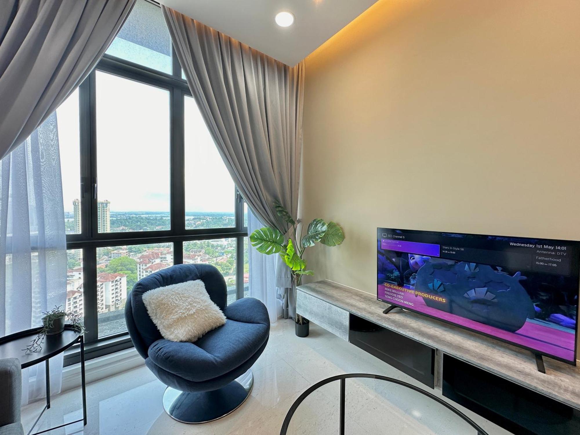 Apartment Sky88 Relax Cityview Near Ciq 2b1b Johor Bahru